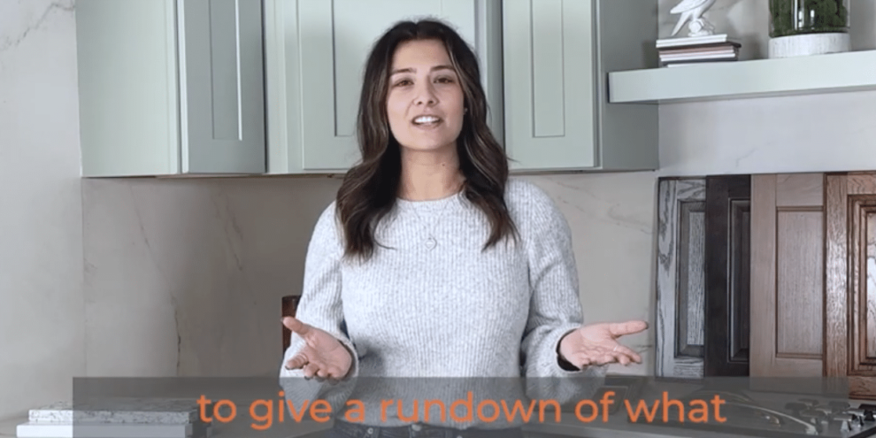 choosing countertops and cabinets